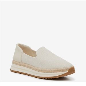 NEW TOMS Jocelyn Platform Espadrille Sneaker Natrual/Cream/Beige - Women's 11